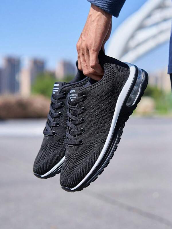 Men's Couples' All Seasons Air Cushion Slip-Resistant Wear-Resistant Fashion Breathable Comfortable All-Match Outdoor Running Sneakers Casual Sports Shoes Safety Shoes Large Size