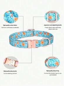 經濟耐用的寵物頸圈,配有花卉設計的鑽石裝飾和可愛的蝴蝶結,可以調節大小 - 綠色 - 查看 4