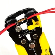 Self-Adjusting Wire Stripper, Wire Clamp, Wire Cutter, 3-In-1 Automatic Universal Wire Stripper, Multi-Function Wire Stripper And Crimping Tool, Circuit Connection Tool. - Yellow - View 7