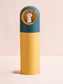 1入組卡通兔子設計口碑杯牙膏架收納筒,適用於旅行使用 - 藍色 - 查看 5