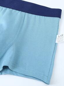 4pcs Boys' Soft & Comfortable Boxer Briefs, Size 3-10 - Yellow - View 8