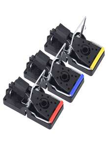 Ledilaf Mouse Trap Mice Trap That Work Human Power Mouse Killer Mouse Catcher Quick Effective Sanitary 6Packs (Red) - Red - View 8