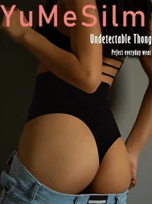 运动户外单件 2024 美国尺码 束腰塑身短裤 女士塑身衣 收腹紧身裤 运动短裤 减肥运动跑步瘦身压缩丁字裤 适合日常运动 举重健身骑行瑜伽普拉提露营徒步新年款春季健身房配件 - 黑色 - 查看 3