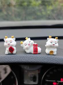 3pcs Cute New Year Dragon Theme Creative Combination Set - Multicolor - View 2