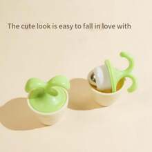 Facial Massager, Ball Massager To Eliminate Eye Bags & Puffy Eyes, Cryotherapy & Scraping Massager, Flower Seed Shaped Massager For Relieving Muscles On Legs, Shoulders & Cervical Vertebrae - Green - View 5