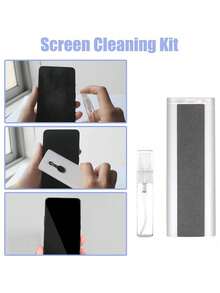 7入組鍵盤清潔工具組,多功能除塵刷,適用於清潔電腦、手機、家用電器 - 黑與白 - 查看 4