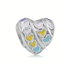 1入不鏽鋼心形串珠,適用於手鍊和珠寶製作diy - A - 查看 6