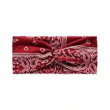 1pc Bohemian Paisley Print Crossed Headband, Wide Elastic Hairband, Sweet Sport Anti-Sweat Headband, Soft & Comfortable, For Women And Girls, Yoga And Running Boho,Gym Turban Headband Sweatband Fall Winter Hair Band Hair Accessories For Women For Vacation Outfits Woman Elegant Scarf Women Bandanas Soft Headwrap - Multicolor - View 17