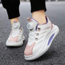 Women's New Spring/Autumn Low Heel Breathable Mesh Sneakers In Pink - Pink - View 8