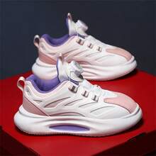 Women's New Spring/Autumn Low Heel Breathable Mesh Sneakers In Pink - Pink - View 6