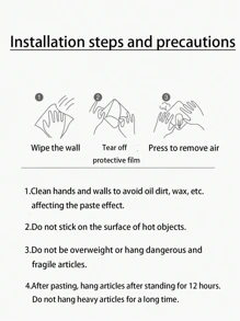 12pcs/6pcs/2pcs/1pc Transparent 6-Hook Adhesive Door Hooks, Bathroom Storage Hooks, Home Door Hangers, Wall Hooks, Kitchen Organizer Hanging Hooks, Bedroom Clothes Hanger Rack, Suitable For Tile And Smooth Wall Surfaces, No Drilling Required - Transparent - View 9