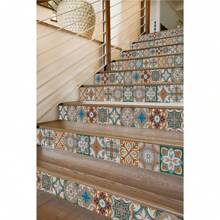 Alwayspon 24Pcs Self-Adhesive Vinyl Wallpaper Tile Transfer Sticker, Peel And Stick Waterproof PVC Backsplash Sticker Wall Tile Decals Contact Paper For Kithen Bathroom Home Decor DIY - HZ-096 - View 8