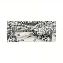 1pc Bohemian Paisley Print Crossed Headband, Wide Elastic Hairband, Sweet Sport Anti-Sweat Headband, Soft & Comfortable, For Women And Girls, Yoga And Running Boho,Gym Turban Headband Sweatband Fall Winter Hair Band Hair Accessories For Women For Vacation Outfits Woman Elegant Scarf Women Bandanas Soft Headwrap - Multicolor - View 7