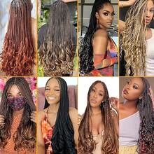 法式捲曲編髮,perience 24英寸鬆軟編髮預拉伸,容易編織法式捲曲辮,輕盈合成波浪編髮扩展套件 - 彩色 - 查看 7