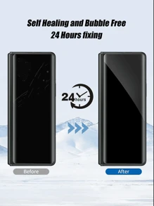 2pcs/Set Front Film + Rear Film, Soft Film HD, Fingerprint Unlocking, Anti-Scratch, Nano Material Auto-Repair Scratches, Compatible With Samsung Galaxy Z Fold2/3/4/5, Z Flip3/4/5, Z Fold 6, Z Flip 6, Z Fold 7, Comes With Accessory Tools Waterproof Shockproof Anti-Fall Anti-Fall Anti-Fingerprint Full Cover - Clear - View 7