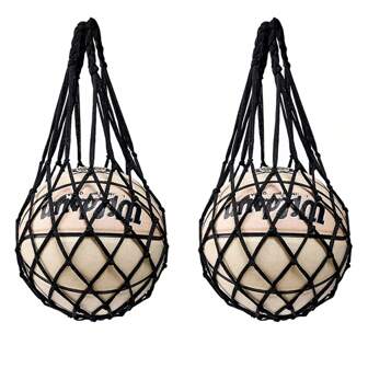 2 Pièces Sac Filet De Basket-ball Sac De Rangement En Maille De Football De Soccer Sac De Transport En Nylon Robuste Porteur De Balle Unique Convient À La Balle 3 4 5