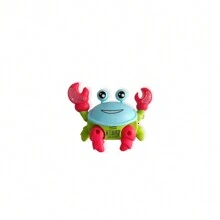 Yong Brinquedo Musical Divertido Caranguejo Fujão à Pilha E luzes - Vermelho - Visão 5