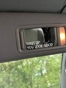 「you Look Good」汽車裝飾貼紙 - 白色 - 查看 3