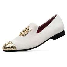 Men'S Dress Shoes Formal Business Shoes Wedding Shoes - trắng - Xem 2