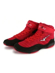 Men's Boxing Shoes - Red - View 2