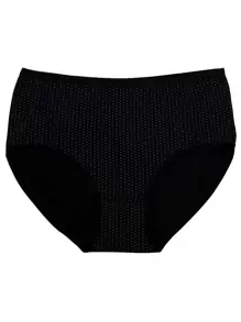 4 Peças/conjunto De Calcinhas Confortáveis E Respiráveis Tamanho Plus Size Para Mulheres Com Pequenas Bolinhas Estampadas