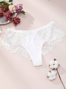 3 件套性感蕾丝三角裤内裤内衣 - 彩色 - 查看 3