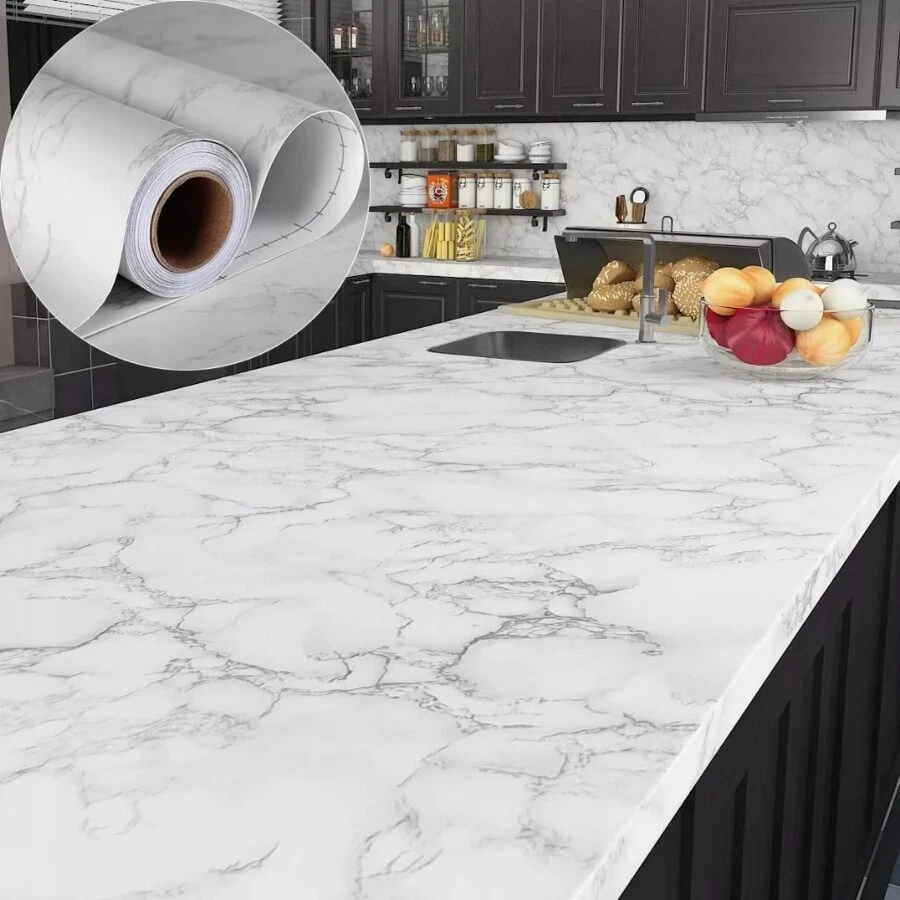 Marble Wallpaper Adhesive Vinyl Wallpaper 10m