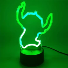 1入組多彩小夜燈-3D LED夜燈房間裝飾，LED燈臥室，夜燈禮物，可愛客廳燈，生日禮物 - 七彩款 - 查看 8