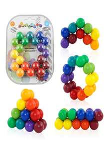 Puzzle Decompression Universal Bead Color 3D Ball  Ball Novel And Unique Decompression Release Toy - Blue - View 1