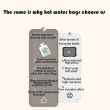 1pc New Style Fortune Mahjong Plush Hot Water Bottle With Removable Inner Liner Keep Girls Warm - Get Rich - View 2