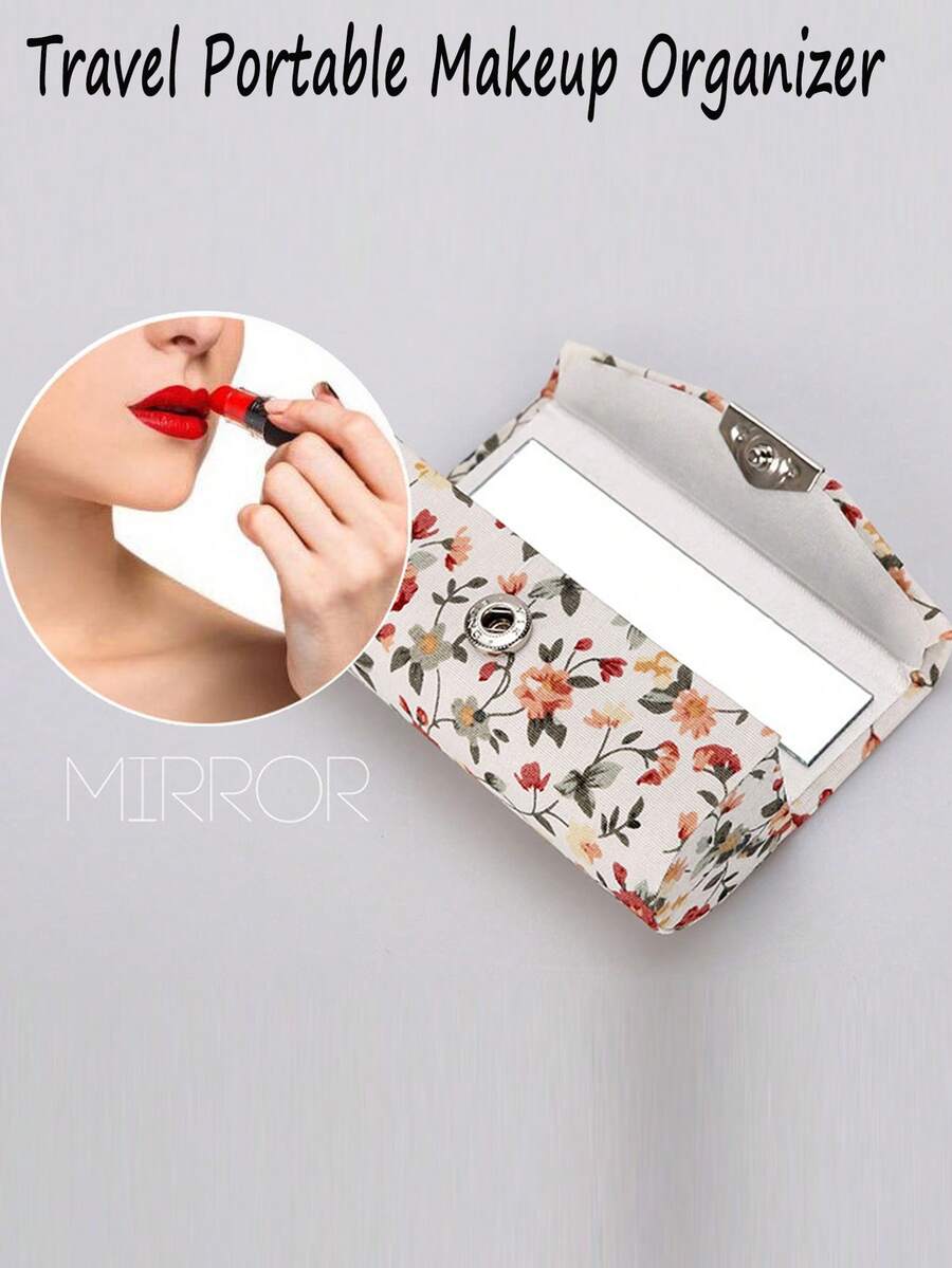 Retro Hoa Son môi Hộp lưu trữ Có gương Du lịch Có thể mang đi Bảo quản đồ trang điểm Đối với Nhỏ bé Thêu Son môi Hộp Gương Son môi Loại vỏ Retro Túi mỹ phẩm Du lịch Túi mỹ phẩm Du lịch Ví NỮ Son môi Các trường hợp Retro Son môi Loại vỏ Son môi Giá đỡ Đối với Son bóng Son môi Dầu môi Son dưỡng môi Son bóng , Son môi , Kẻ viền môi Túi mỹ phẩm - trắng - Xem 1