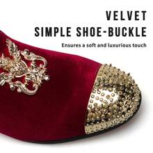 Men'S Dress Shoes Formal Business Shoes Wedding Shoes - Đỏ - Xem 3