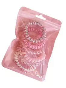 Bộ 6 chiếc băng đô cài tóc in hoa bằng dây thép dành cho nữ, hoàn hảo cho phụ kiện hàng ngày, phụ kiện tóc nữ, dụng cụ làm tóc, tóc xoăn mùa thu, du lịch, dụng cụ làm tóc, phụ kiện nữ, đồ dùng tóc, mùa thu, du lịch, nữ, nữ, dụng cụ làm tóc, đồ dùng tóc, đồ dùng, phụ kiện làm đẹp, quà tặng, du lịch, quà tặng cho nữ, đồ dùng tóc, quà nhét tất, quà nhét tất cho nữ, đồ nhét tất thể thao tập gym chạy bộ, dây buộc tóc bằng cao su. - Hồng - Xem 2