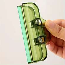 1pc Luxury Strong Household Food Sealing Clip For Plastic Bags - Perfect For Milk Powder, Tea Leaves And Snack Packets - Dark Green 1PC - View 6