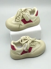 New Spring/Autumn Children's Sports Shoes For Boys, Students' Casual White Shoes, Baby Shoes - Khaki - View 2