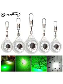 LED釣魚燈多色水下捕魚器路亞燈防水夜釣具 - 無色 - 查看 2