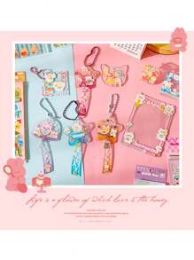 1 Set Of 10 Cute Cartoon Children's Diary Stickers, Laser Juhi Card Stickers, Scrapbooking Stickers - Multicolor - View 9