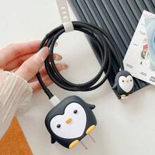 4入組20W充電器保護套裝（1.4米螺旋電纜+1入充電頭保護套+1入充電插頭保護套+1入電纜扎帶） - 彩色 - 查看 3