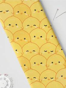 Chick Print Fabric Piece Diy Craft Material, For Making Tablecloth, Tapestry, Clothes - Multicolor - View 3