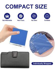 10pcs Jewelry Cleaning Cloth, Polishing Cloth For Silver Gold Jewelry Accessories - 10 Pieces Of Silver Polishing Cloth - View 8