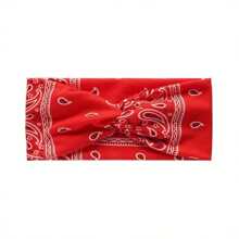 1pc Bohemian Paisley Print Crossed Headband, Wide Elastic Hairband, Sweet Sport Anti-Sweat Headband, Soft & Comfortable, For Women And Girls, Yoga And Running Boho,Gym Turban Headband Sweatband Fall Winter Hair Band Hair Accessories For Women For Vacation Outfits Woman Elegant Scarf Women Bandanas Soft Headwrap - Multicolor - View 14