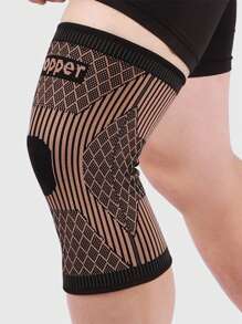 1 قطعة أكمام ضغط الركبة من النحاس للرجال والنساء ، دعامة كمان المساند الرياضة ، أربطة الركبة الواقية للرياضة اليومية ،التمارين ،رفع الأثقال ،اللياقة البدنية ،الدراجة ،اليوغا ،البيلاتس ،التخييم ،المشي