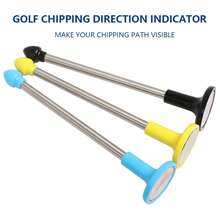 1PC Golf Cut Direction Indicator Golf Club Practice Accessories Improve Golf Ball Game Skill Training Aids Stick For Golfer - Black - View 4