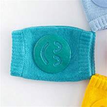 2024年夏季嬰兒襪子和護膝一對裝,防滑爬行與行走支撐,適用於日常生活及室內活動 - 綠色 - 查看 2