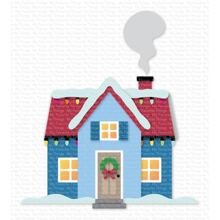 1入溫馨房屋設計的碳鋼切割模板,適用於diy剪貼簿、卡片製作、相冊裝飾等 - 銀色 - 查看 3