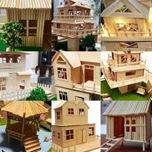 100 Materiales Para Modelo De Construcción Hechos A Mano Diy, Palo Redondo, Palo Redondo Pequeño De Madera Maciza Para Hacer Paleta De Helado - Albaricoque - Ver 5