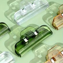 1pc Luxury Strong Household Food Sealing Clip For Plastic Bags - Perfect For Milk Powder, Tea Leaves And Snack Packets - Dark Green 1PC - View 5