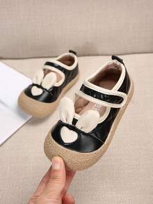 Autumn New Arrival Girls' Princess Shoes Soft Bottom Baby Walking Shoes Casual Shoes For Little Girls - Black - View 7