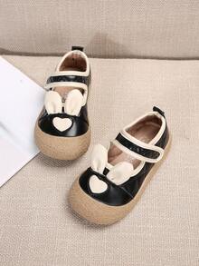 Autumn New Arrival Girls' Princess Shoes Soft Bottom Baby Walking Shoes Casual Shoes For Little Girls - Black - View 2