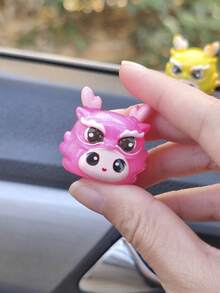 2pcs Creative Lunar New Year Dolls Car Dashboard/Window Decorations - Multicolor - View 5